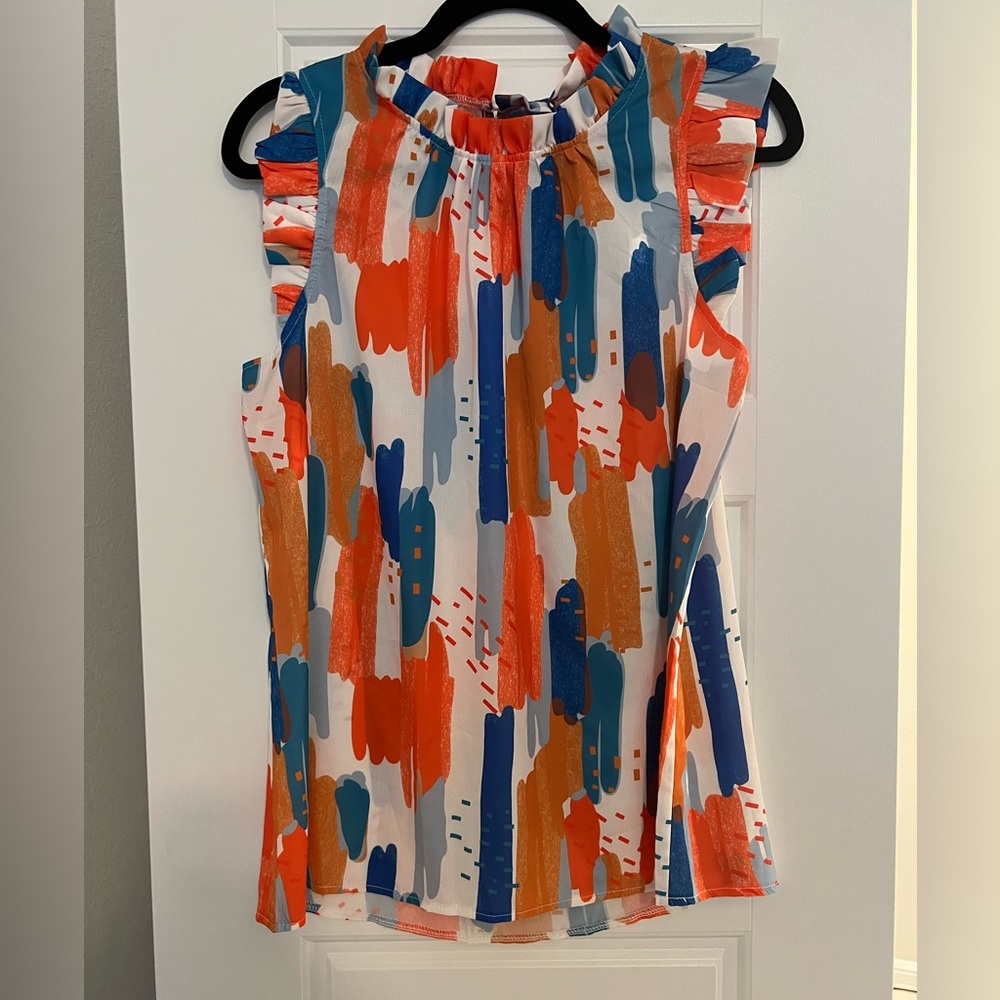 LIKE NEW Allimy Women’s Striped Tank Top Size M